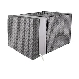Stylista Grey Solid Waterproof Air Conditioner Covers-picture-13