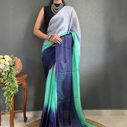 V3 FASHION STUDIO Pure Crepe Jamdani Designer Saree-image-99