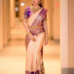 INDIOTSAV Silk Blend Banarasi Saree-image-71
