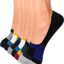 VOICI Unisex No Show Pair Of 6 Loafer Socks-image-98