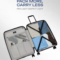 Safari Select Aeroglide Set Of 3 Textured Hard-Sided Large Small & Medium Trolley Suitcase image 2