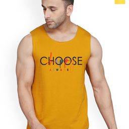 SLOWLORIS Pack of 2 Printed Combed Cotton Vest VSL26 CMB(CHS MUSTARD)(CHS YELLOW)-image-72