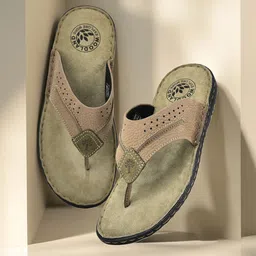 Woodland Men Daily Leather Thong Comfort Sandals-image-65