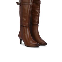 Delize Women Buckle Detailed Kitten-Heeled Chelsea Boots-image-15