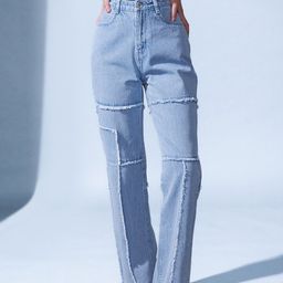 STREET 9 Women Smart Straight Fit High-Rise Slash Knee Jeans-image-22
