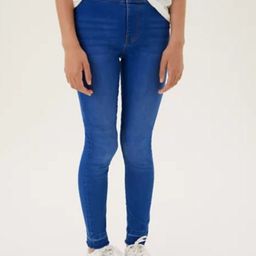 Marks & Spencer Girls Blue High-Rise Jeans-image-26