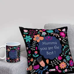 Indigifts Mumma You Are The Best Printed Pre-Filled Cushions & Ceramic Coffee Mug-image-71