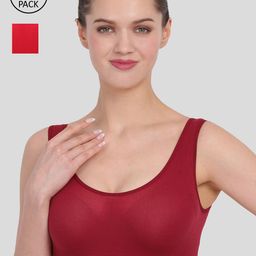 Amour Secret Maroon & Red Pack Of 2 Bra-image-40