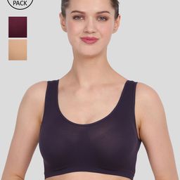 Amour Secret Women Navy Blue & Purple Bra-image-89