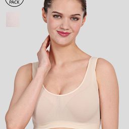 Amour Secret Nude-Coloured & White  Pack Of 2 Non Padded Everyday  Bra-image-13