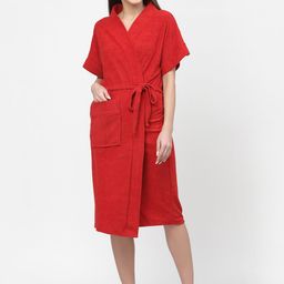 POORAK Women Terry Cotton Bath Robe-image-99