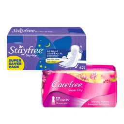 Stayfree Dry Max + Carefree Pantyliners Combo-picture-36