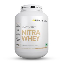 Healthfarm Nitra Whey,  4.4 lb  Gourmet Coffee -image-20