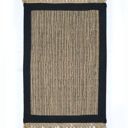 Saral Home Black & Beige Dobby Anti-Skid Doormat-image-103