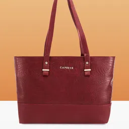 Caprese Textured Structured Shoulder Bag-54