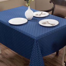 MASPAR Blue Printed Square 6 Seater Table Cover-picture-28