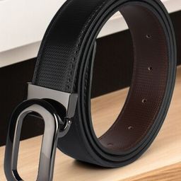 Provogue Men Textured Reversible Formal Belt-picture-2
