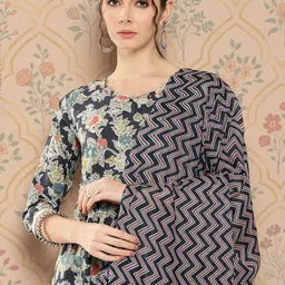 KALINI Women Black Pure Cotton-18