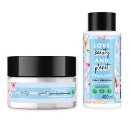 Love Beauty & Planet Set of Hydrate Nourish Shampoo - 400ml & Hair Mask - 200ml-24