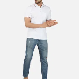 ALARM Men Polo Collar Pockets T-shirt-88