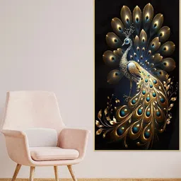 DEKORSTATION Multicoloured 1 Piece Canvas Birds and Animals Wall Paintings-picture-19