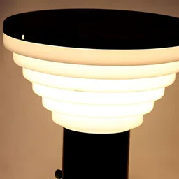 KINIS 2 Pcs Black Triangular Shaped Weatherproof & Rust-Resistant Outdoor Pole Lamps-image-60