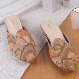 Metro Women Printed Mules-image-96