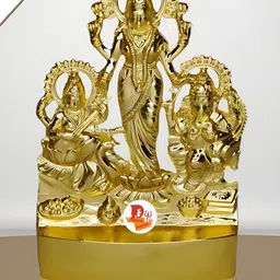 DARIDRA BHANJAN Gold-Toned Religious Idol Showpiece-image-35