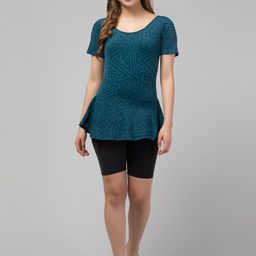 UllasPemium Printed Swimming Dress With Attached Shorts-image-123