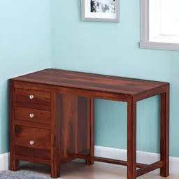 Ikiriya Red Honey Finish Water Resistant Study Table-47