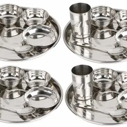 Pack of 24 Steel Sttainless Steel high Quality Heavy gauge 24 pcs Dinner Set Dinner Set-12