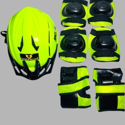 multipurpose sports safety kit for kids– Helmet, Knee/Elbow Pads & Wrist Guards Cycling Kit-image-86