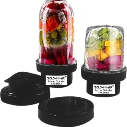 Bullet Jar for Mixer Grinder Set of 2 Jar(530 ML, 350 ML)with gym sipper capN112 Mixer Juicer Jar-picture-12