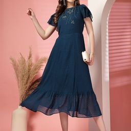 ARDITA Women Polyester Fit and Flare Dresses-picture-32