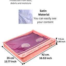 Ajabh Peach-Coloured Set of 3 Water Resistant Multi-Utility Organisers image 2
