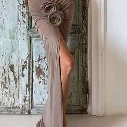 LULU & SKY Pencil Maxi Skirts-image-5