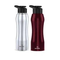 Speedex Steel & Maroon 2 Pieces Stainless Steel Water Bottles 1000ml-image-91
