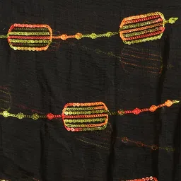 swatika Ethnic Motifs Embroidered Dupatta with Thread Work image 4
