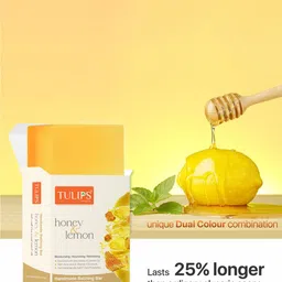 TULIPS Set Of 6 Honey & Lemon Nourishing Refreshing Bathing Bar Soap-125 g Each image 3