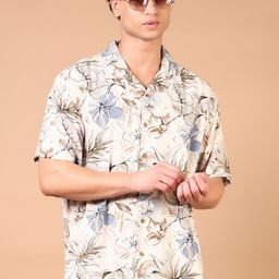 V-Mart Men Floral Opaque Printed Casual Shirt-picture-7