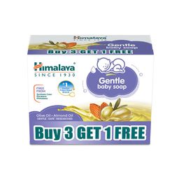Himalaya Set of 4 Gentle Baby Soap with Olive & Almond Oil - 125 g each-picture-11