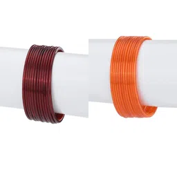 1ST TIME Set Of 24 Maroon Alloy Bangles-picture-18