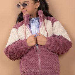 Crimsoune Club Girls Colourblocked Tailored Jacket-picture-38