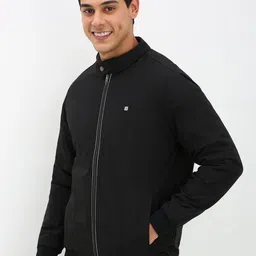 Allen Solly Men Solid Reversible Open Front Jacket image 3