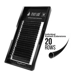 STACY LASH 20-Rows Individual False Eyelash Extensions - Curl D image 2