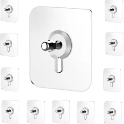 Adhesive Hooks Heavy Duty Wall Hooks, Nail Hook for Hanging Coat, Hat,Towel Hook 10-image-9