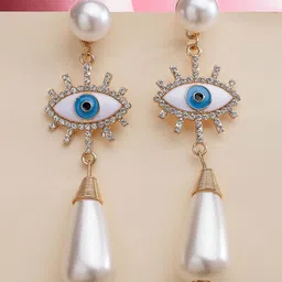 Bohey by KARATCART Contemporary Drop Earrings-12
