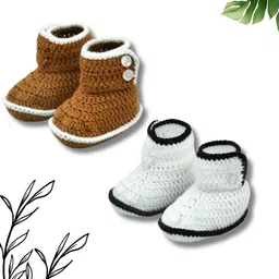 FUNKRAFTS Girls Pure Wool Booties-19