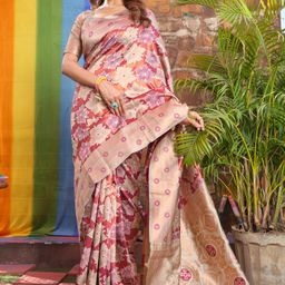 KALINI Woven Design Zari Pure Silk Banarasi Saree-image-84