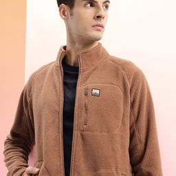 HRX by Hrithik Roshan Mock Collar Fleece Outdoor Sweatshirt-picture-23